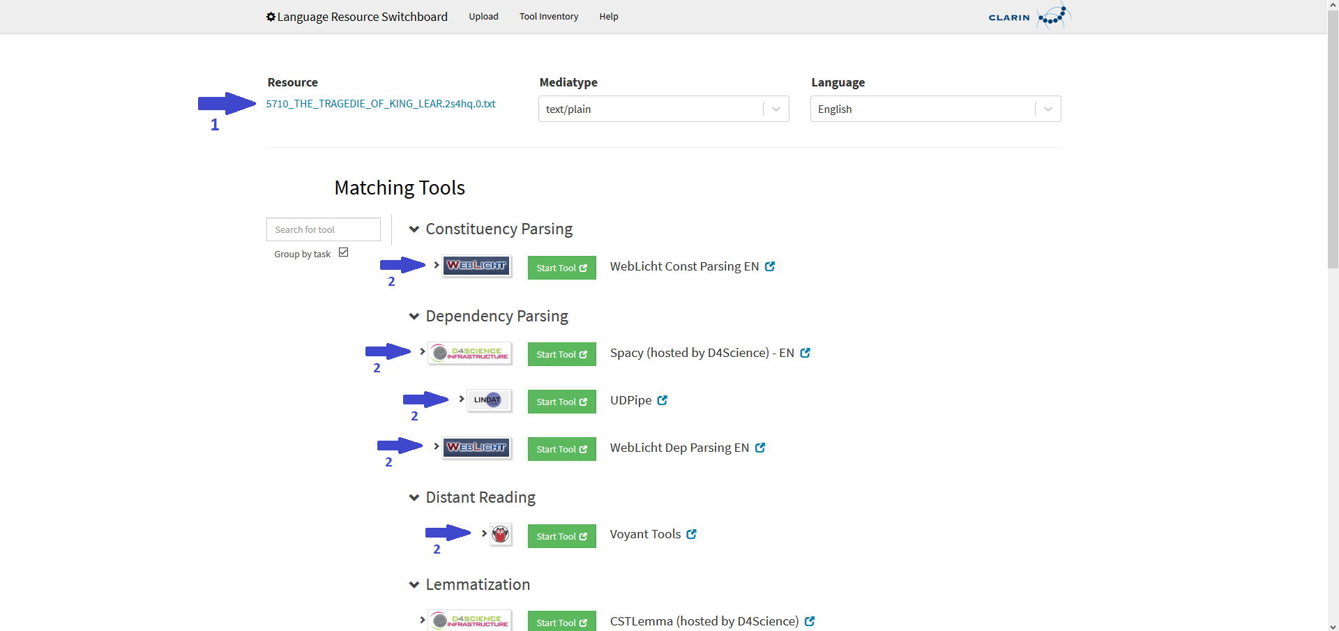 Document and tool overview